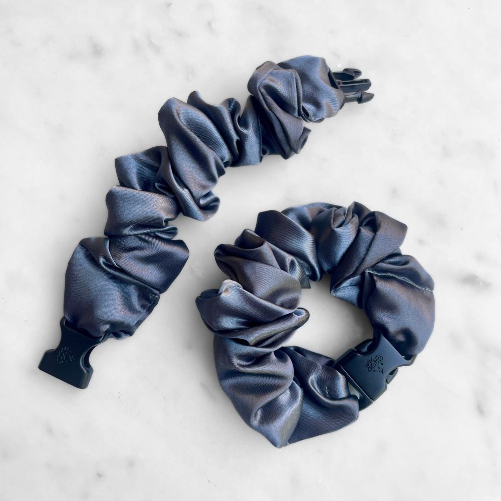 Buckle Scrunchie - Neutral Colors - No Snagging, No Tangles