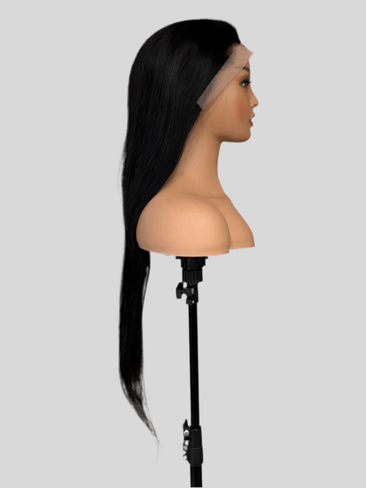 Boss Flow – Brazilian Straight Lace Front Wig (Natural Black)