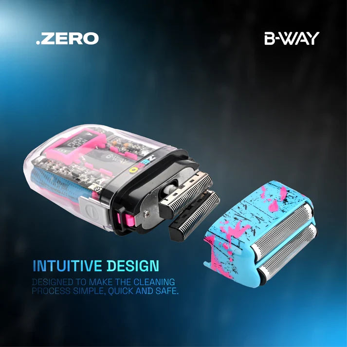 B-Way NEW Five Shorty Clipper & ZERO Shaver – Professional 2-in-1 Barber Set