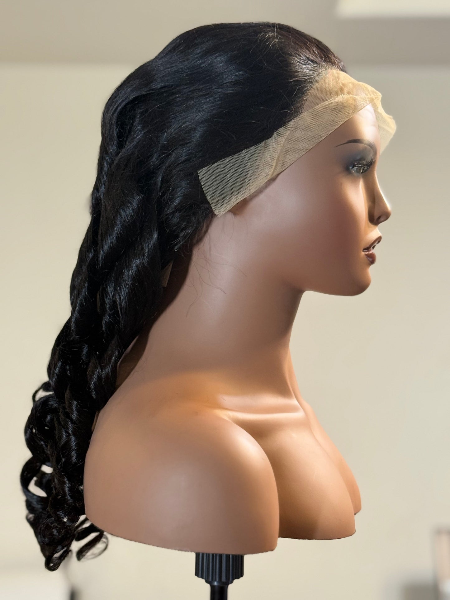 Royal Drip – Body Wave Lace Front Wig (Natural Black)