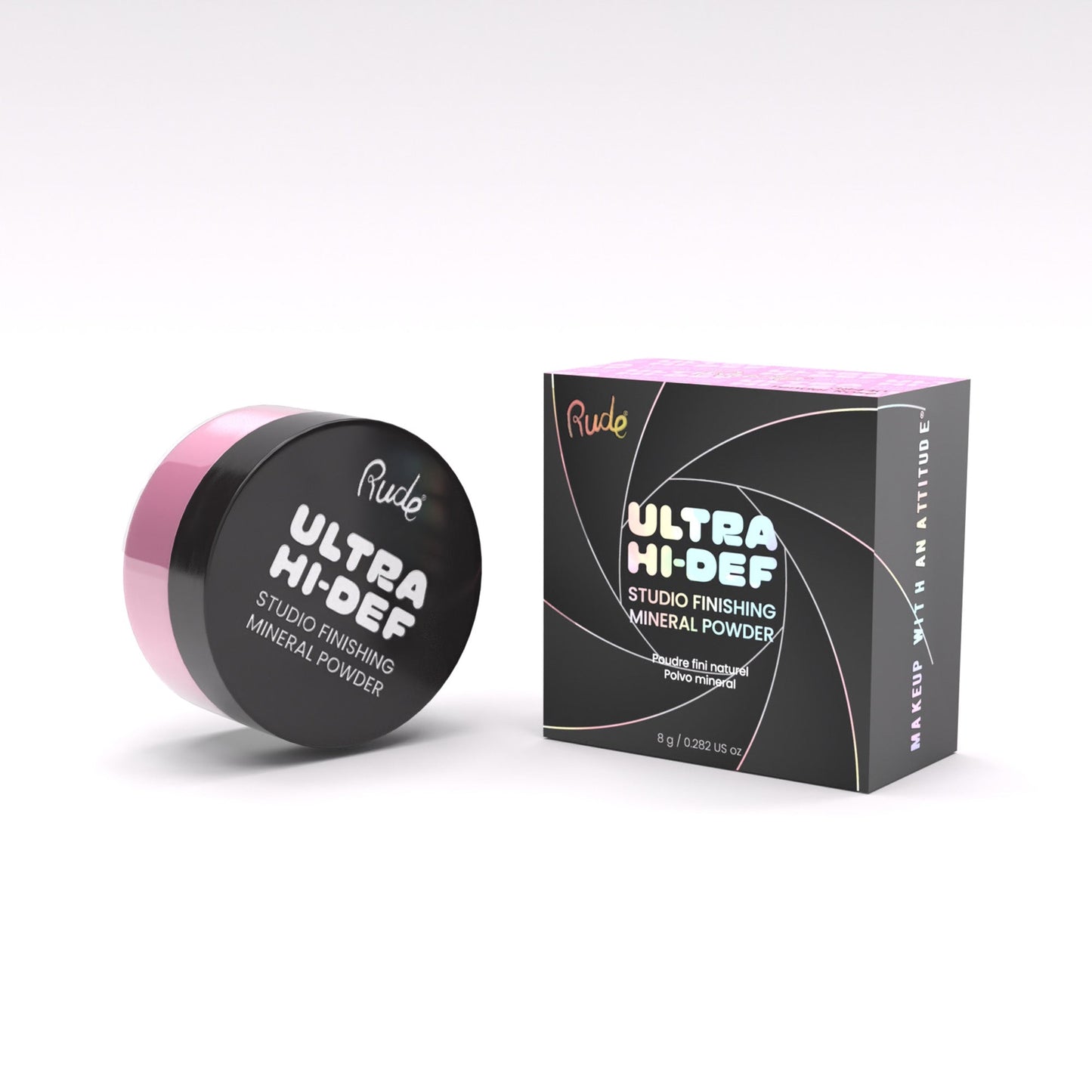 RUDE Ultra High Definition Studio Finishing Mineral Powder - Tender Rose