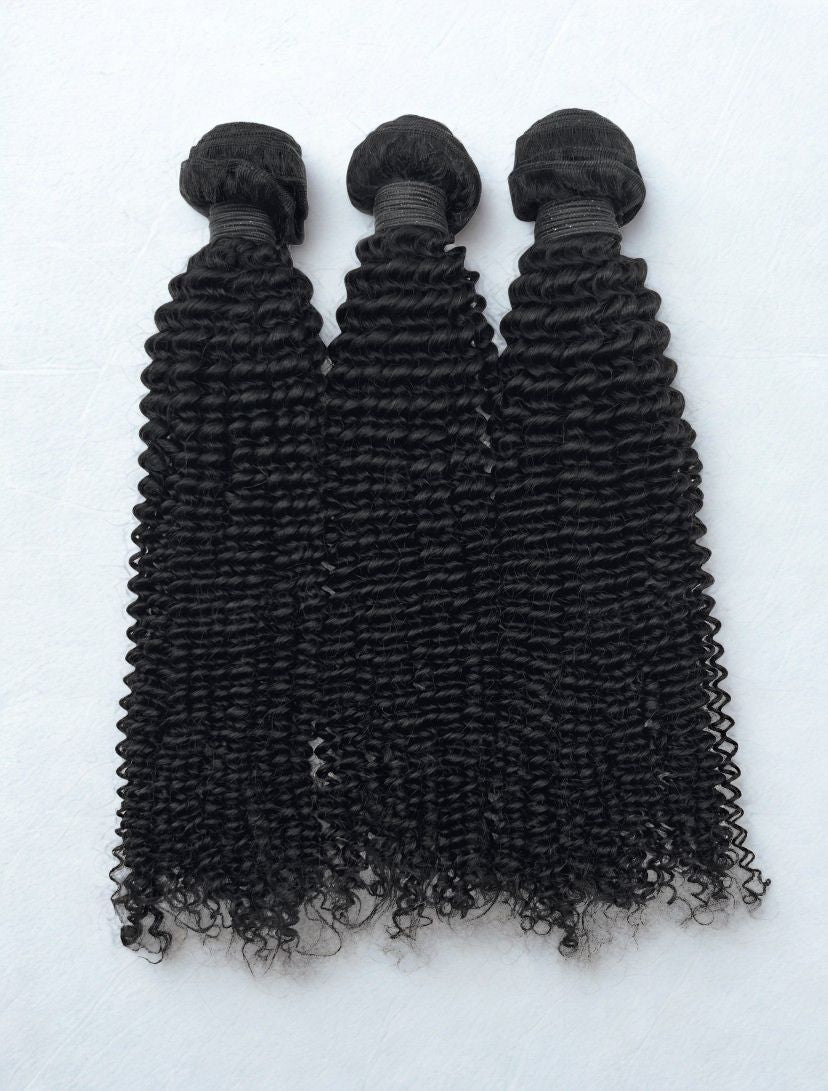 Kinky Curly Wefted Bundle