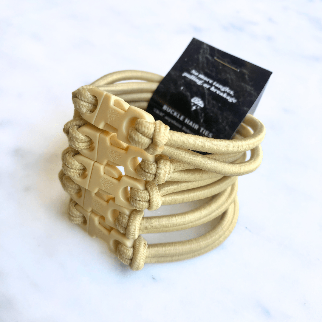 Buckle Hair Tie Elastics – Quick-Release, Snag-Free, Zero Tangles - Christy's Beauty & Tingz LLC