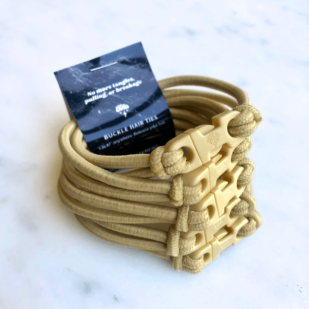 Buckle Hair Tie Elastics – Quick-Release, Snag-Free, Zero Tangles - Christy's Beauty & Tingz LLC