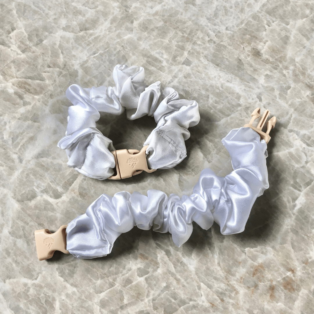 Buckle Scrunchie - Neutral Colors - No Snagging, No Tangles - Christy's Beauty & Tingz LLC