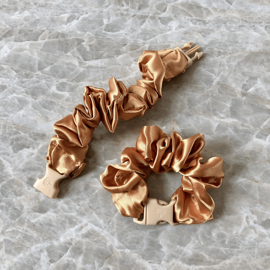Buckle Scrunchie - Neutral Colors - No Snagging, No Tangles - Christy's Beauty & Tingz LLC