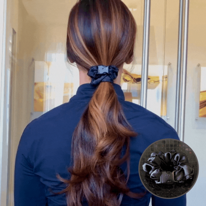 Buckle Scrunchie - Neutral Colors - No Snagging, No Tangles