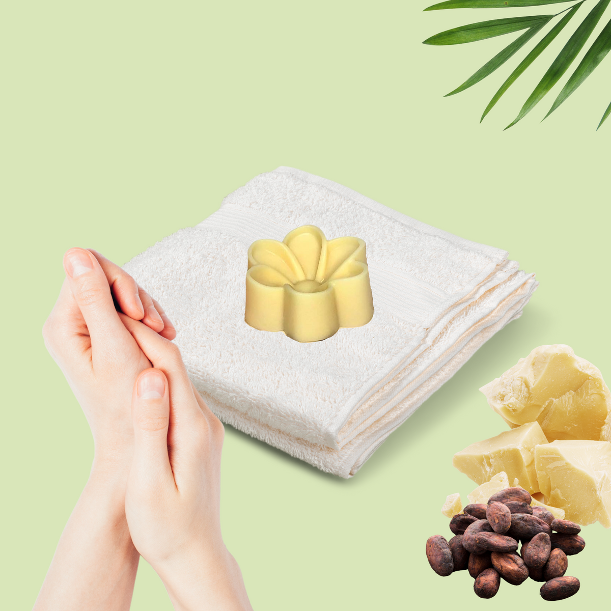 Flower Shaped Lotion Bar