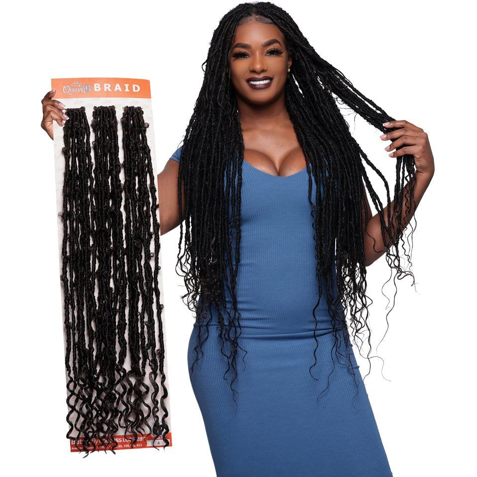 Synthetic Queen B 3X Butterfly Lcos 18Inch Color 1B