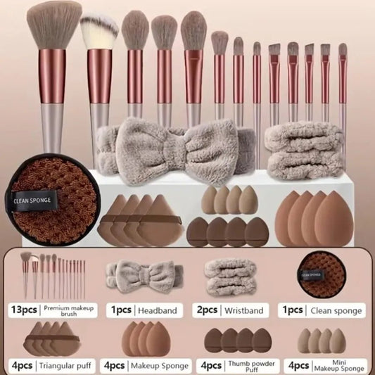 20-Piece Soft Makeup Puff Set — PUR Material Sponges for Smooth & Even Foundation - Christy's Beauty & Tingz LLC