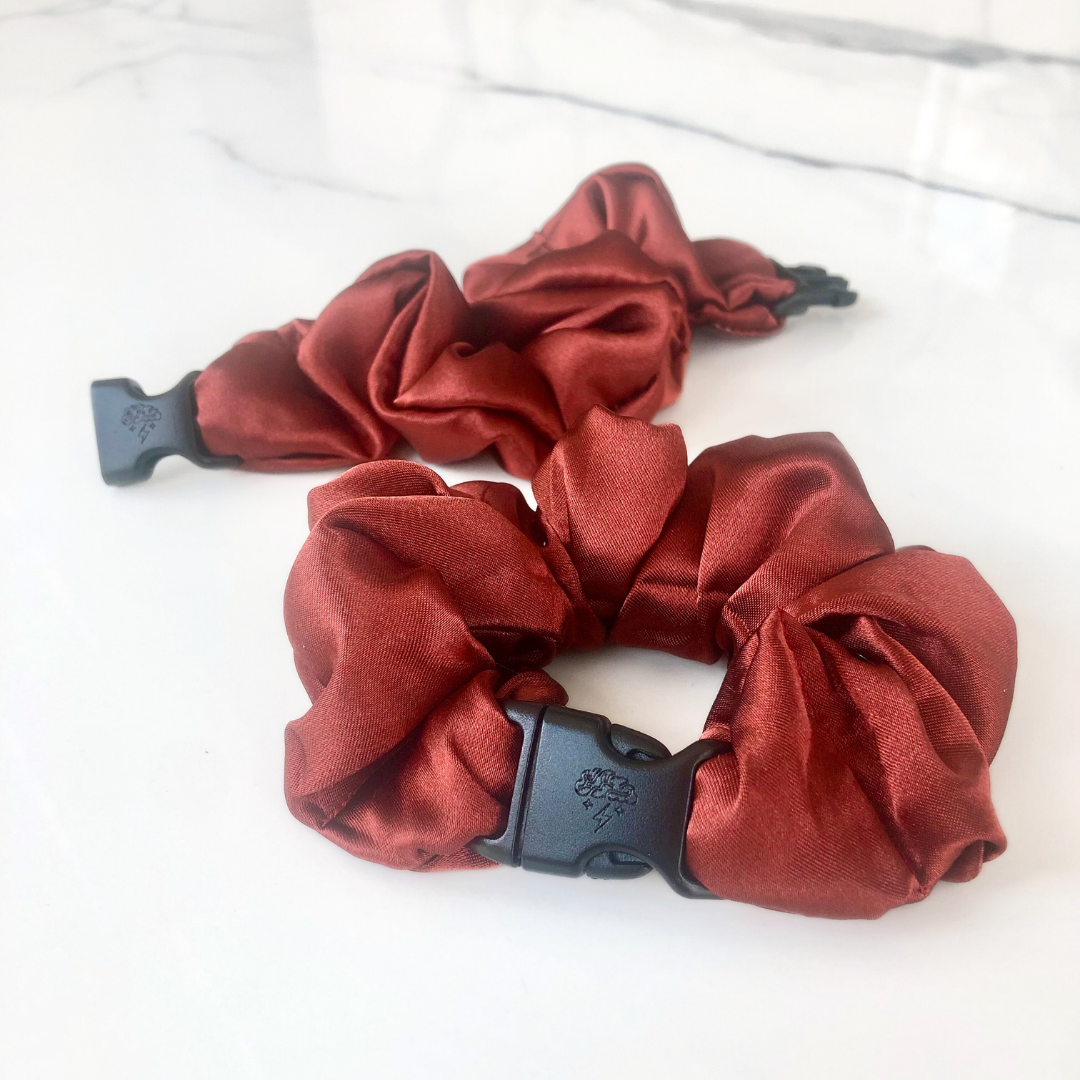 Warm Collection Buckle Scrunchies - No Snagging, No Tangles