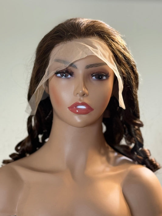 Brown Sugar Bounce – Loose Wave Lace Front Wig (Chocolate Brown)