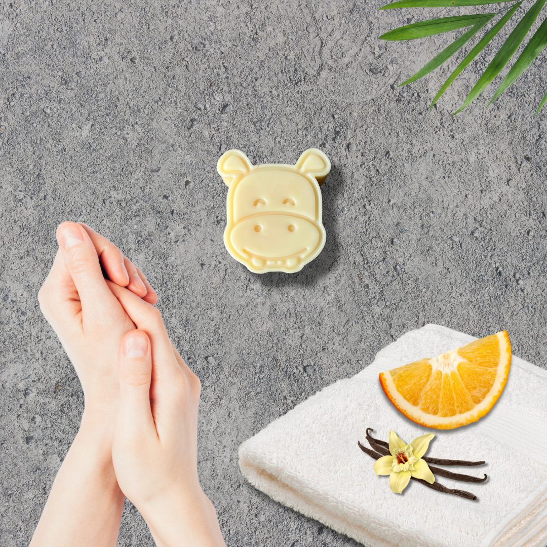 Hippo Head Shaped Lotion Bar