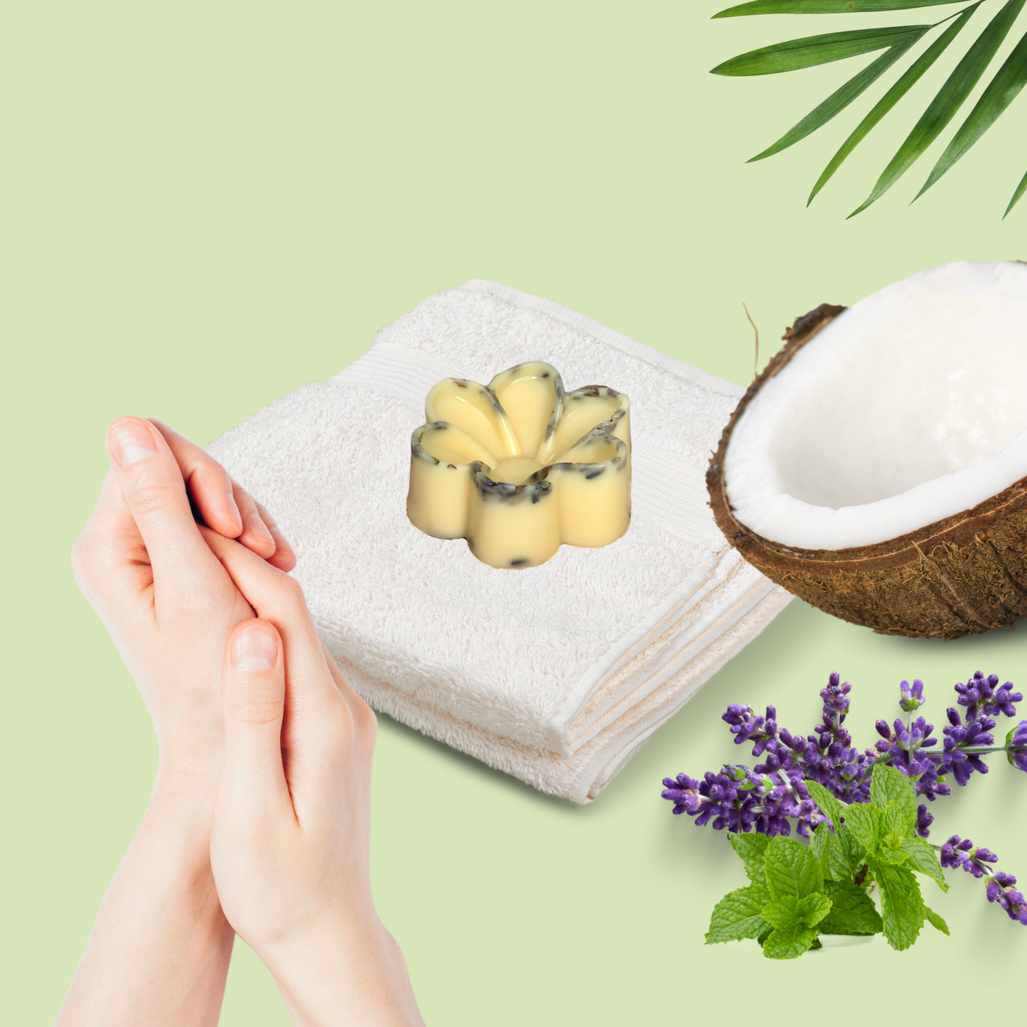 Flower Shaped Lotion Bar