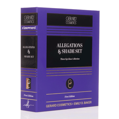 Limited Edition Box Set : Emily D. Baker X Gerard Cosmetics®️ 3 Lip Gloss Set  Allegations & Shade Collection