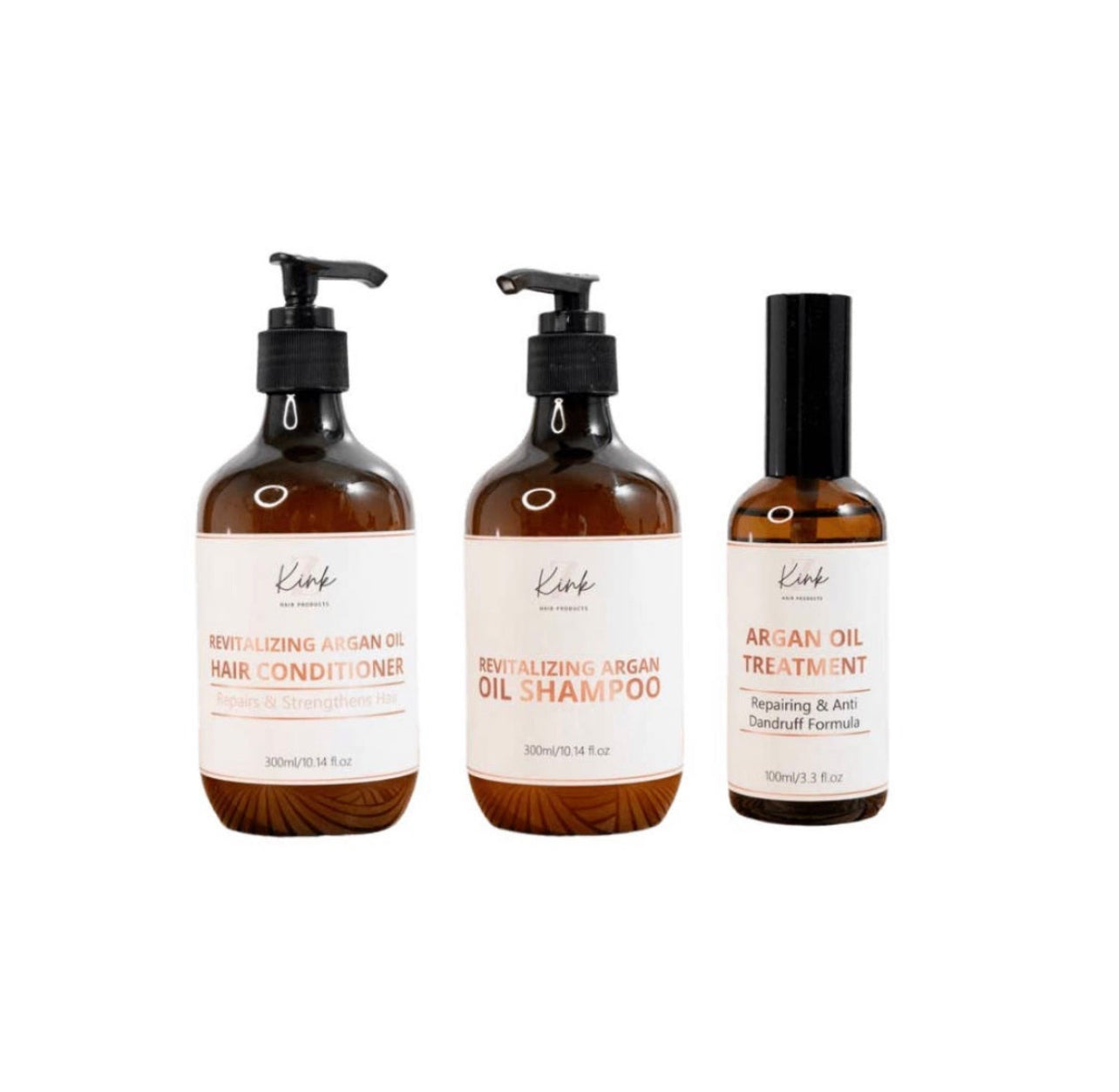 Kinkz Argan Oil Shampoo set