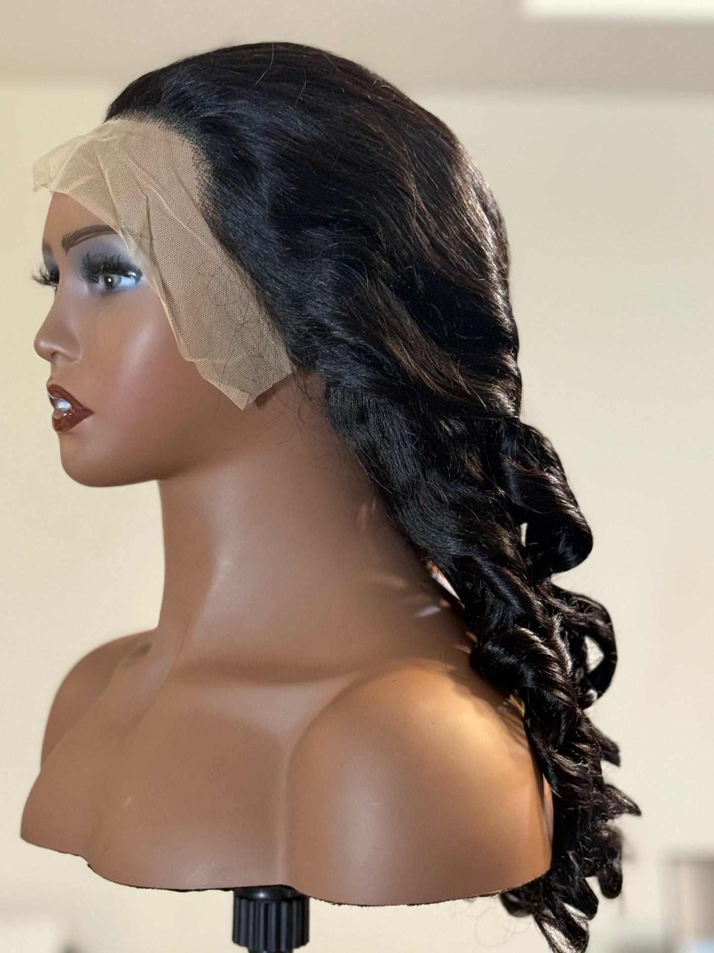 Royal Drip – Body Wave Lace Front Wig (Natural Black)