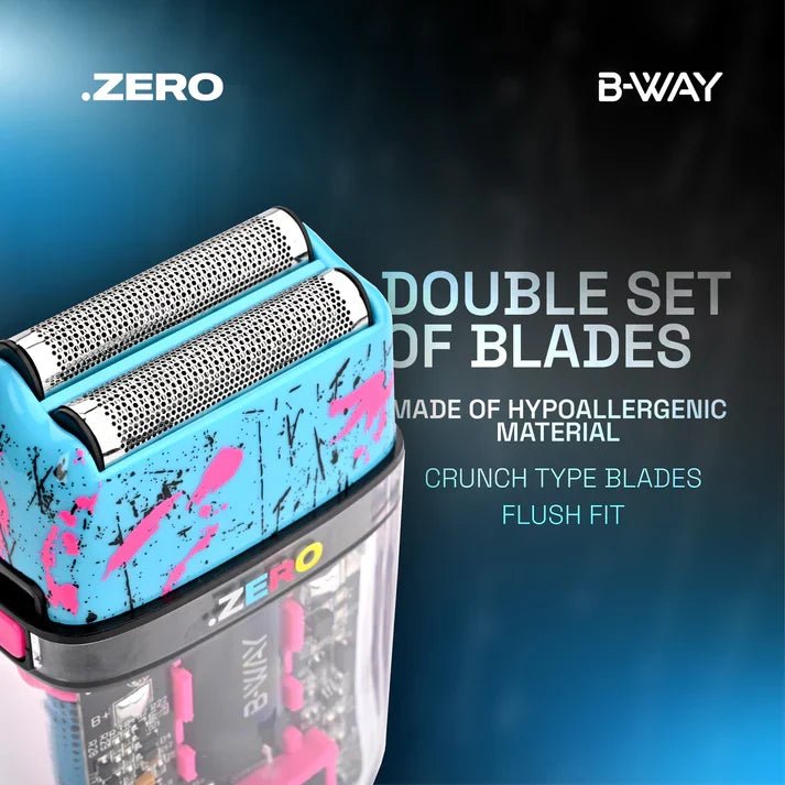 B-WAY Professional Barber Kit – Cordless Hair Clipper, Trimmer & Foil Shaver Set – New Five Clipper, DOT 1 Detail Trimmer & Zero Shaver for Fades, Haircuts, Detailing & Finishing - Christy's Beauty & Tingz LLC