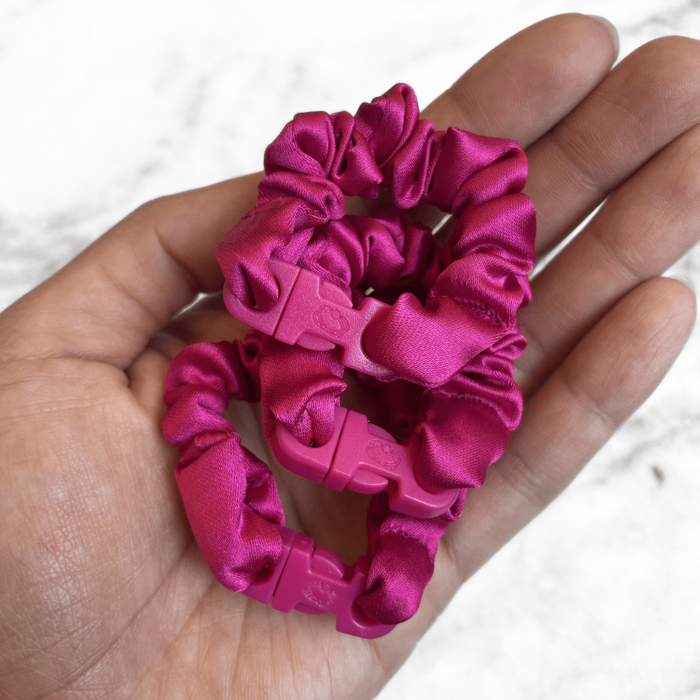 BABY 3-Pack Buckle Scrunchies Bundle - No Snagging, No Tangles - Christy's Beauty & Tingz LLC