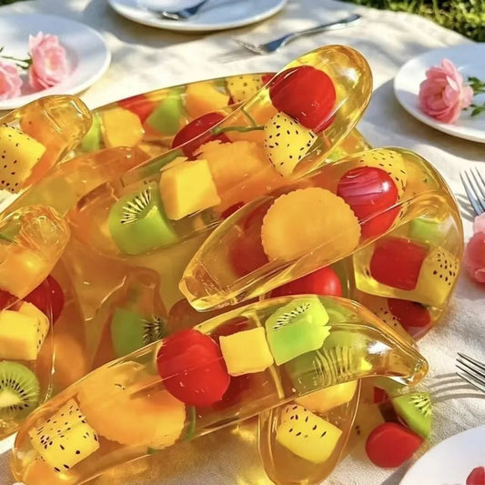 Banana Squishy Toy Made of TPR Material, Transparent Novelty Slow Rebound Toy - Christy's Beauty & Tingz LLC