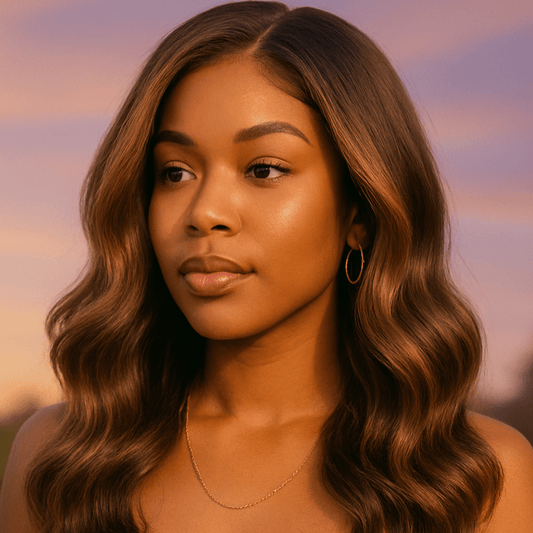 Brown Sugar Bounce – Loose Wave Lace Front Wig (Chocolate Brown)