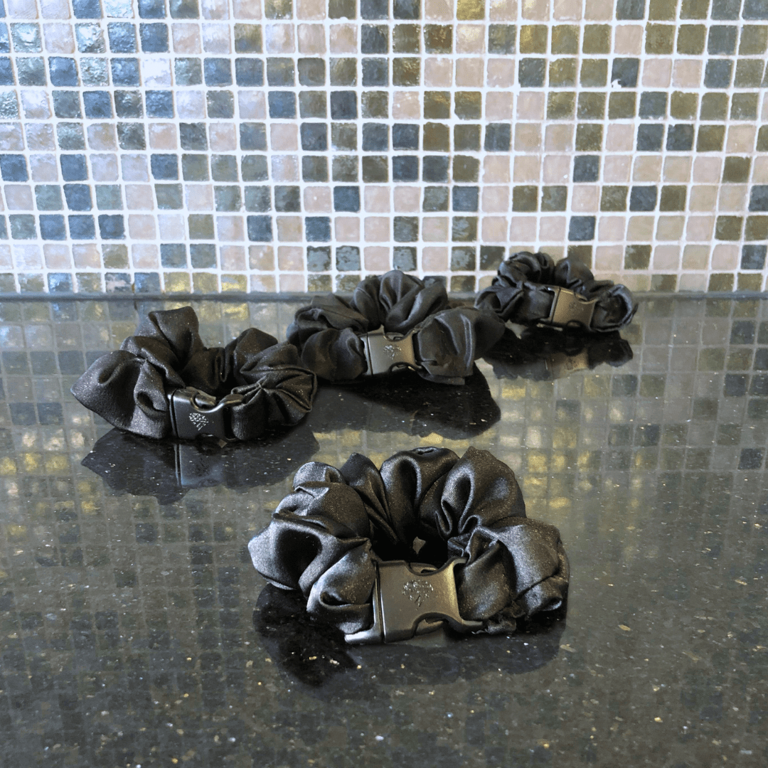 Buckle Scrunchie - Neutral Colors - No Snagging, No Tangles - Christy's Beauty & Tingz LLC