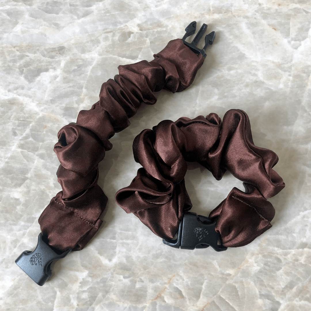 Buckle Scrunchie - Neutral Colors - No Snagging, No Tangles - Christy's Beauty & Tingz LLC