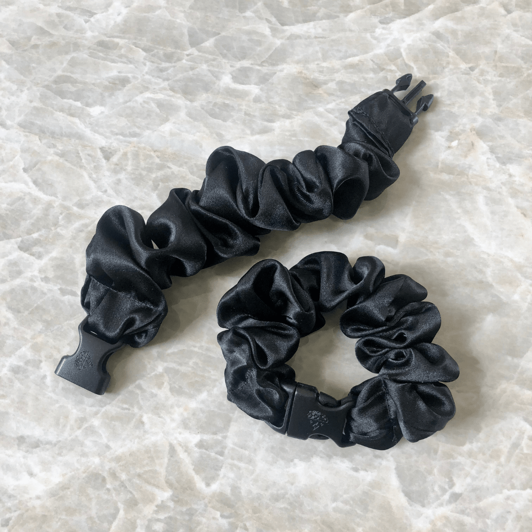 Buckle Scrunchie - Neutral Colors - No Snagging, No Tangles - Christy's Beauty & Tingz LLC