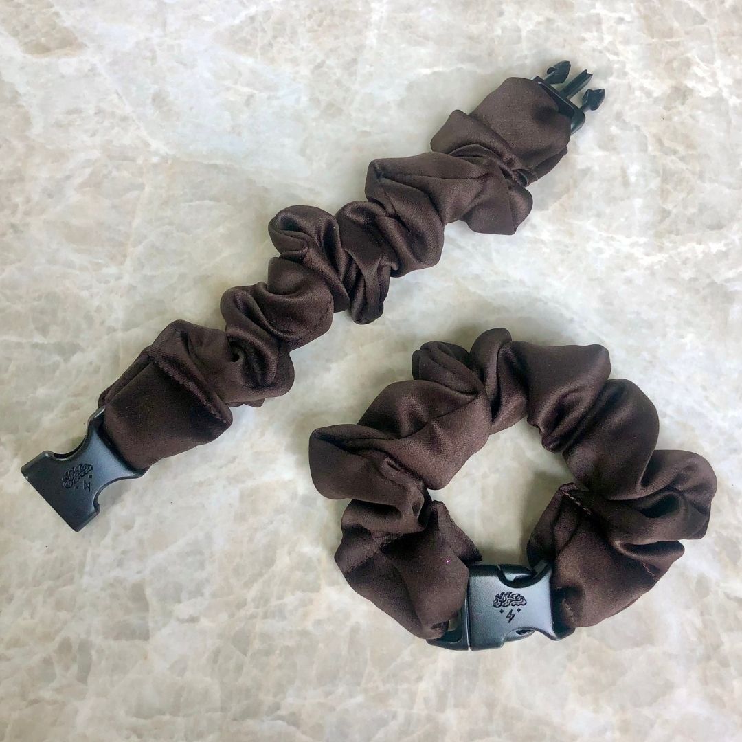 Buckle Scrunchie - Neutral Colors - No Snagging, No Tangles - Christy's Beauty & Tingz LLC