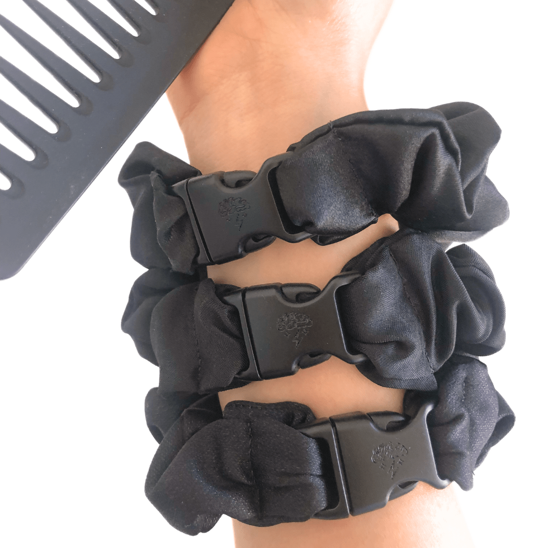 Buckle Scrunchie - Neutral Colors - No Snagging, No Tangles - Christy's Beauty & Tingz LLC