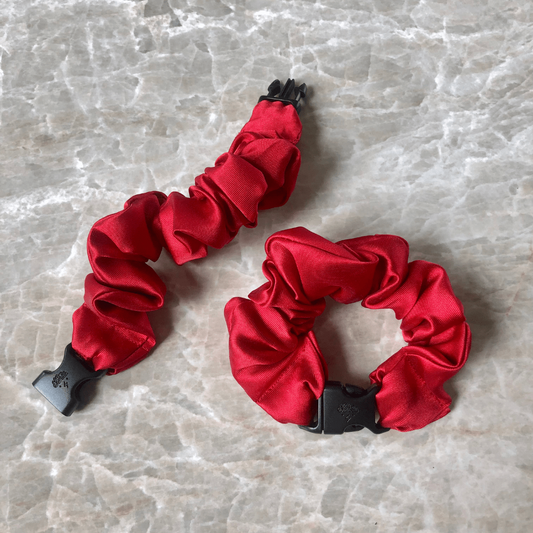 Buckle Scrunchie - Vibrant Solid Colors - No Snagging, No Tangles - Christy's Beauty & Tingz LLC