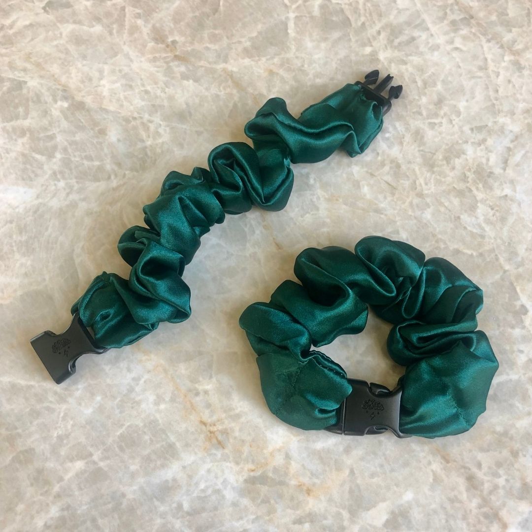 Buckle Scrunchie - Vibrant Solid Colors - No Snagging, No Tangles - Christy's Beauty & Tingz LLC