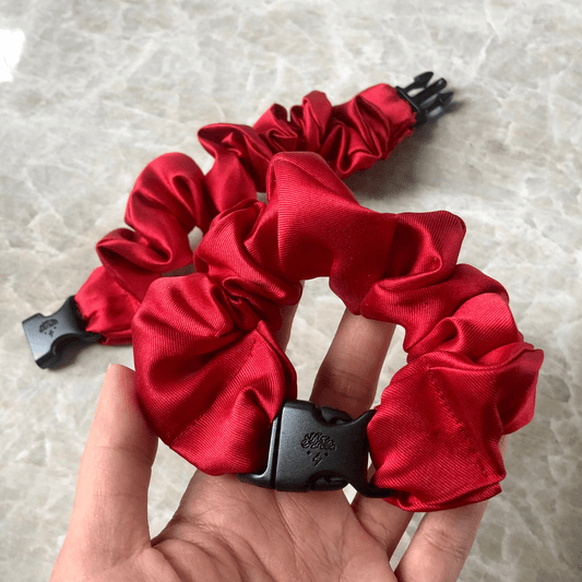 Buckle Scrunchie - Vibrant Solid Colors - No Snagging, No Tangles - Christy's Beauty & Tingz LLC