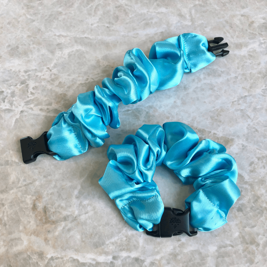 Buckle Scrunchie - Vibrant Solid Colors - No Snagging, No Tangles - Christy's Beauty & Tingz LLC