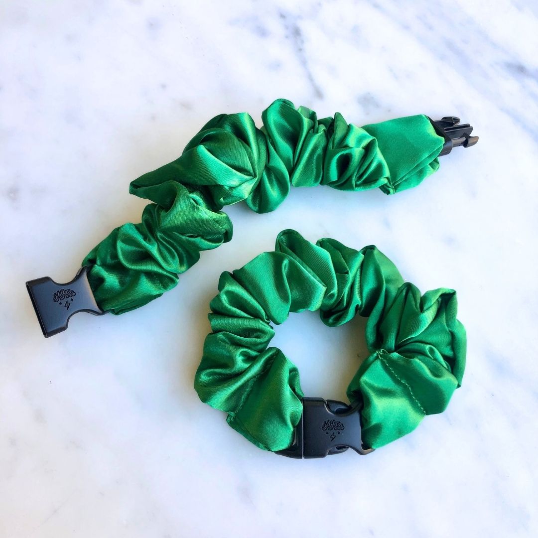 Buckle Scrunchie - Vibrant Solid Colors - No Snagging, No Tangles - Christy's Beauty & Tingz LLC