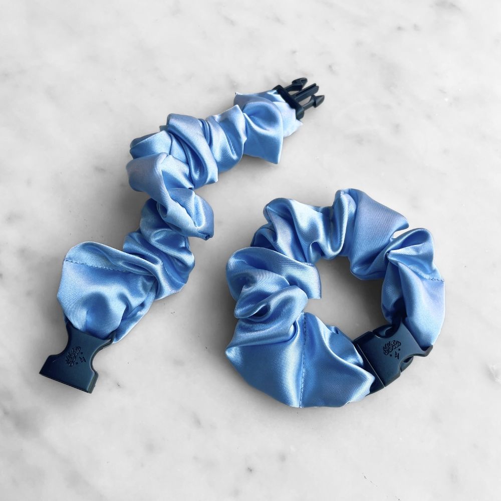Buckle Scrunchie - Vibrant Solid Colors - No Snagging, No Tangles - Christy's Beauty & Tingz LLC