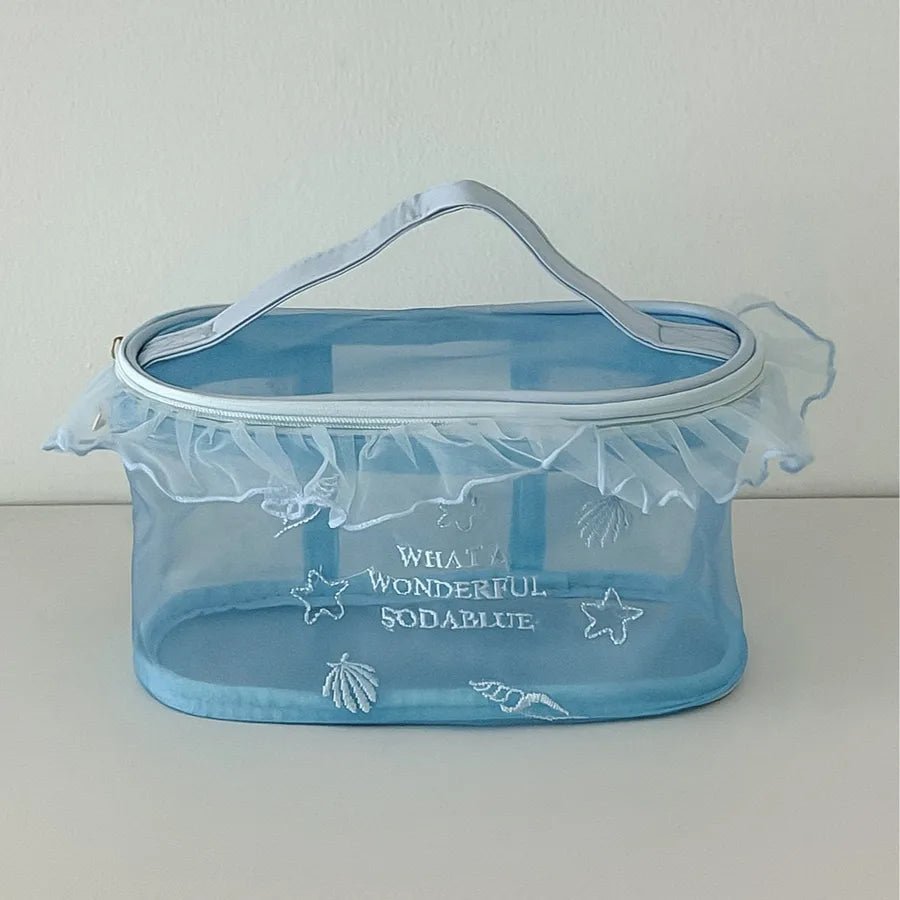 Classic Style Solid Color Nylon Square Makeup Bags - Christy's Beauty & Tingz LLC
