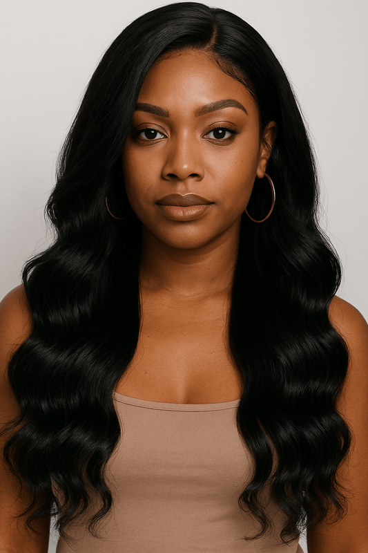 Cutie Flow –Loose Wave Lace Front Wig (Natural Black)
