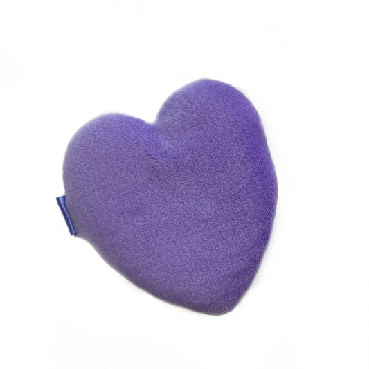 Heart Cosmetic Puff Lavender