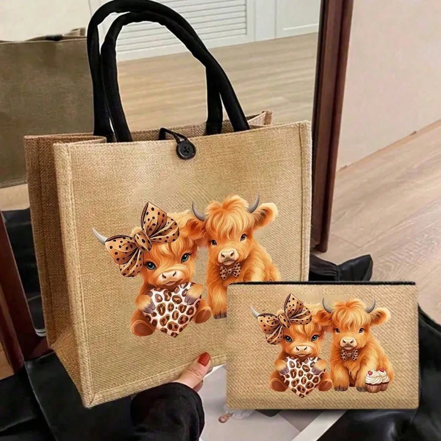 Heart Shape Polyester Handbag for Adults, Stylish and Durable Women's Clutch Bag - Christy's Beauty & Tingz LLC