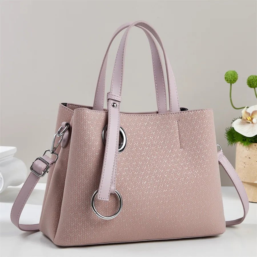 Large Capacity Trendy Handbag Ladies Handbag Casual Shoulder Bag Suitable for and Travel - Christy's Beauty & Tingz LLC