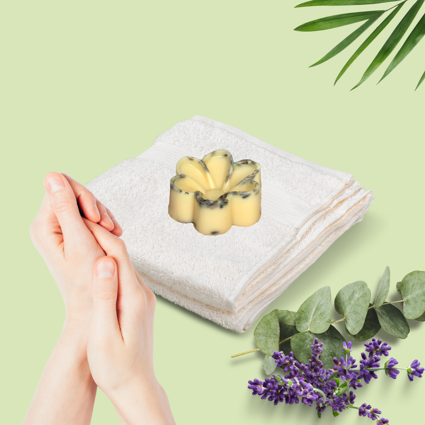 Flower Shaped Lotion Bar