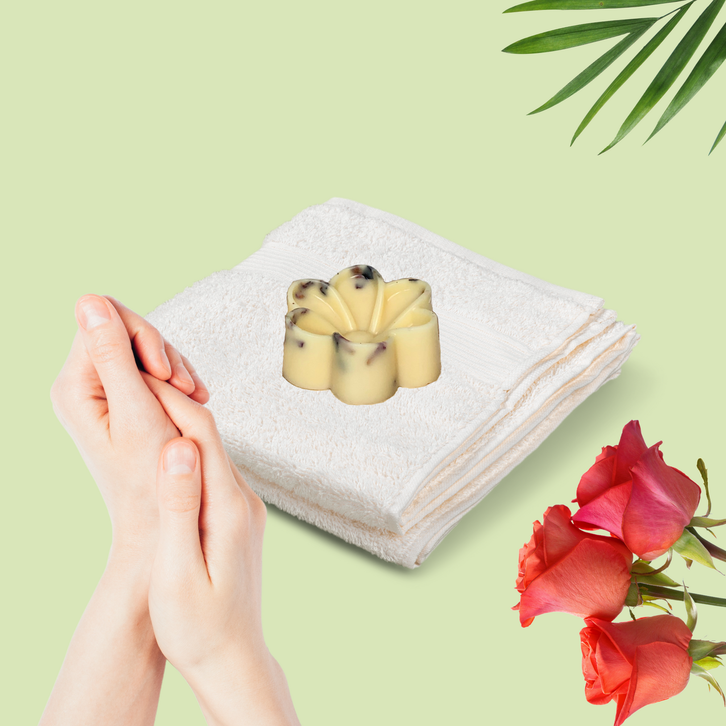 Flower Shaped Lotion Bar