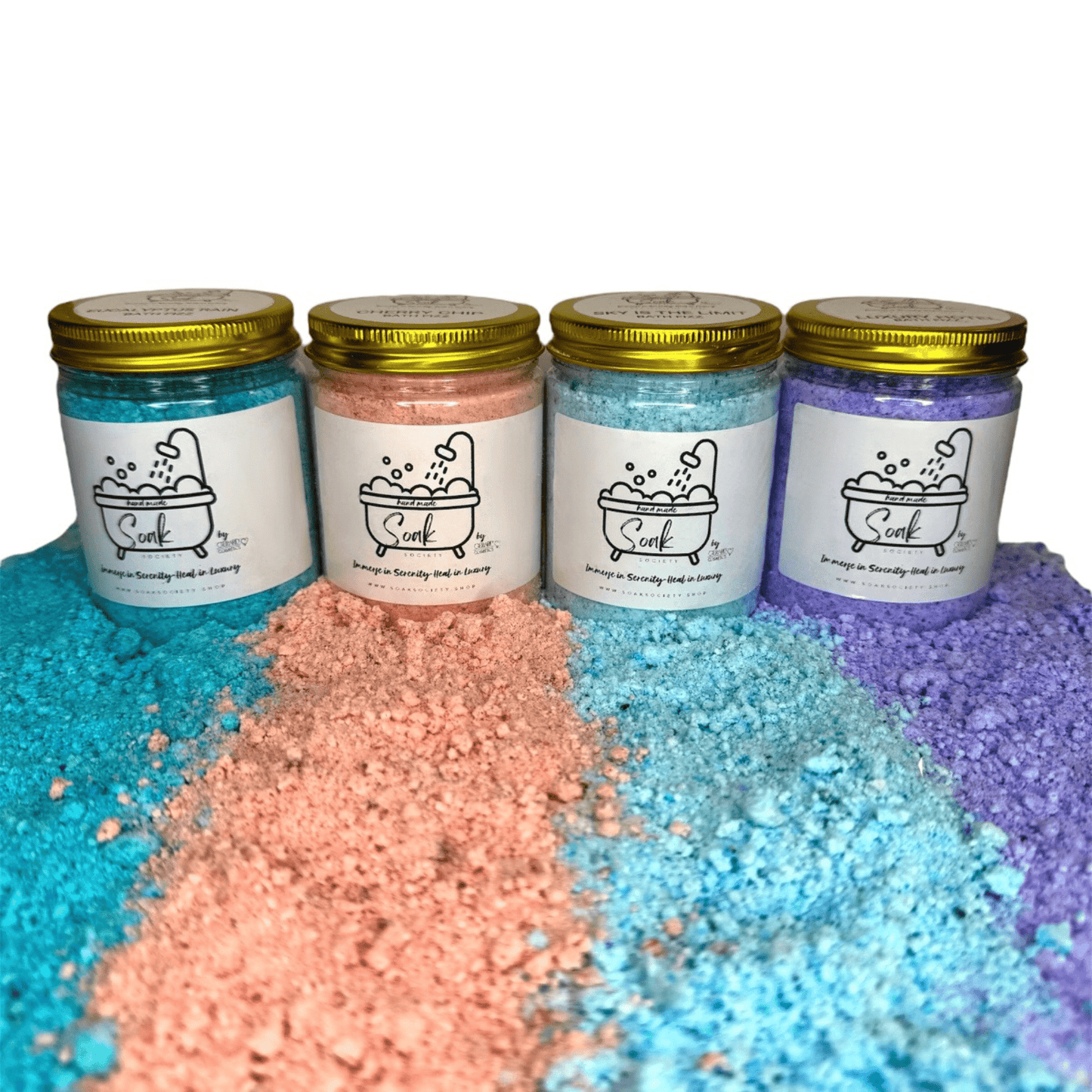 Soak Society Bath Fizz - Eucalyptus Rain