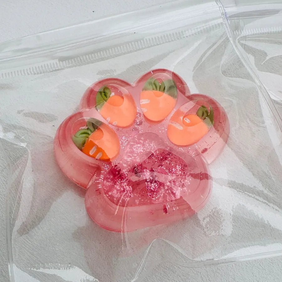 Strawberry Squishy Toy Made of Soft TPR Material, Perfect Stress Relief Toy - Christy's Beauty & Tingz LLC