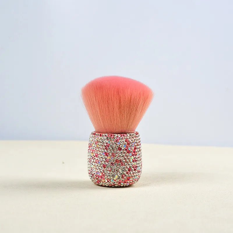 White Powder Makeup Brush — Fluffy Face Brush for Foundation, Blush & Setting Powder - Christy's Beauty & Tingz LLC