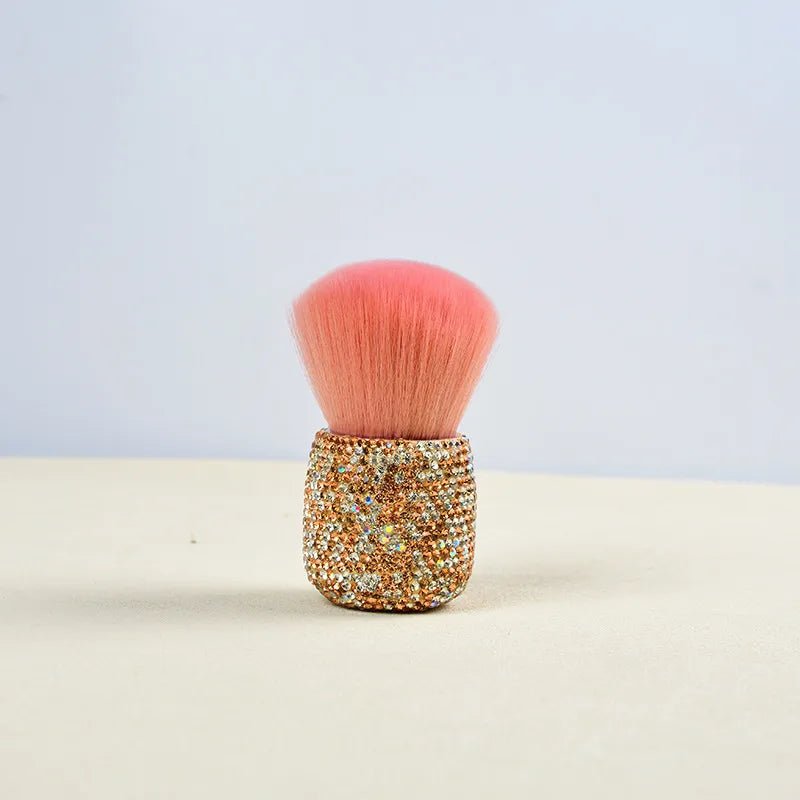 White Powder Makeup Brush — Fluffy Face Brush for Foundation, Blush & Setting Powder - Christy's Beauty & Tingz LLC