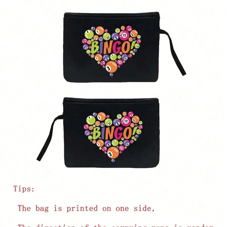 Women’s Polyester Handbag Featuring Letter Pattern, Suitable for All Seasons - Christy's Beauty & Tingz LLC