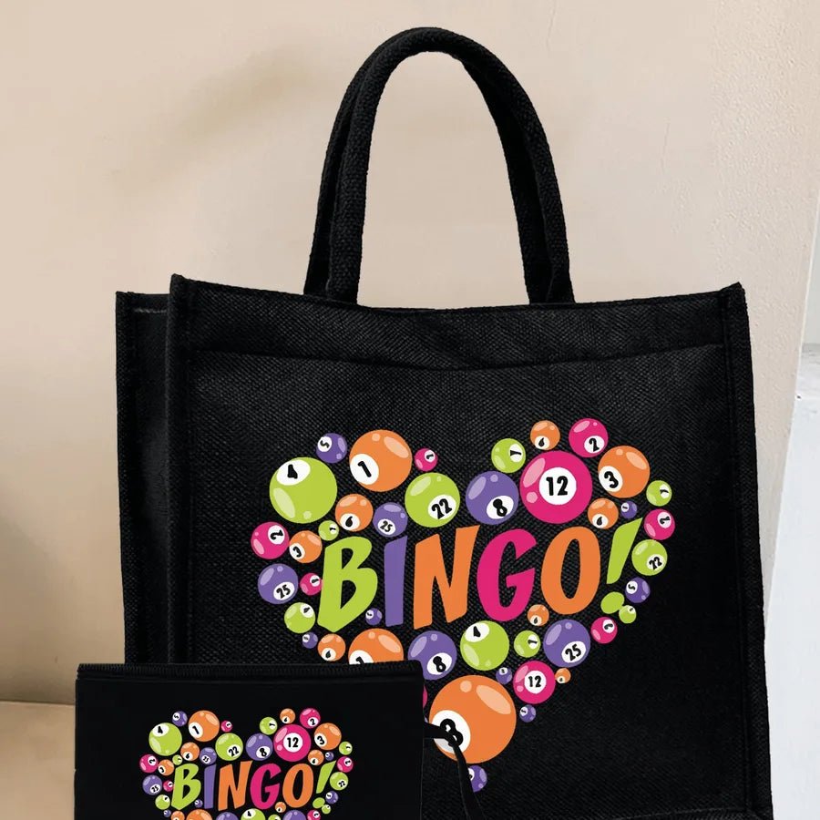 Women’s Polyester Handbag Featuring Letter Pattern, Suitable for All Seasons - Christy's Beauty & Tingz LLC