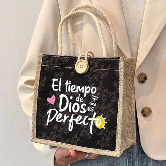 Women’s Polyester Handbag Featuring Letter Pattern, Suitable for All Seasons and MAMA Festival - Christy's Beauty & Tingz LLC